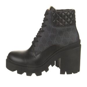 GG Supreme Leather Combat Boots